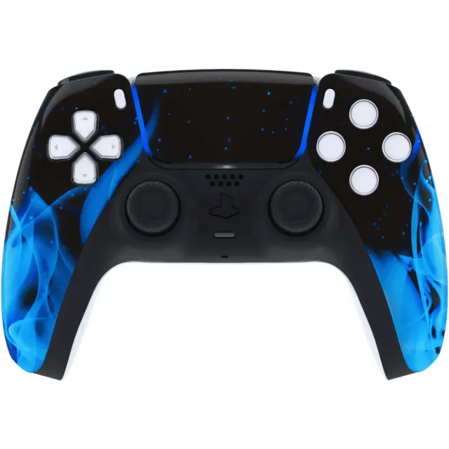 Clever Gaming Blue Flame front shell controller blauw