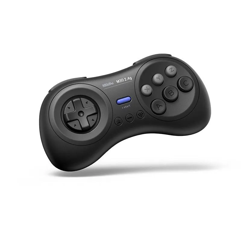 8BitDo M30 2.4G controller zwart Sega Mini
