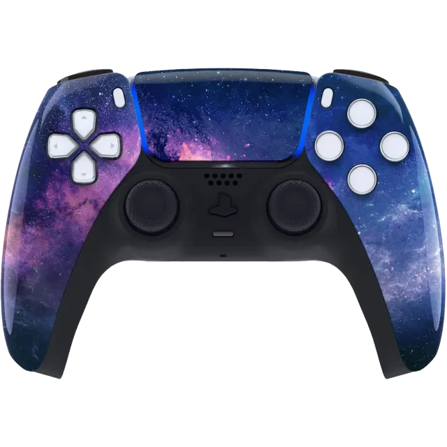 Clever Gaming Galaxy PS5 controller draadloos sterrenprint