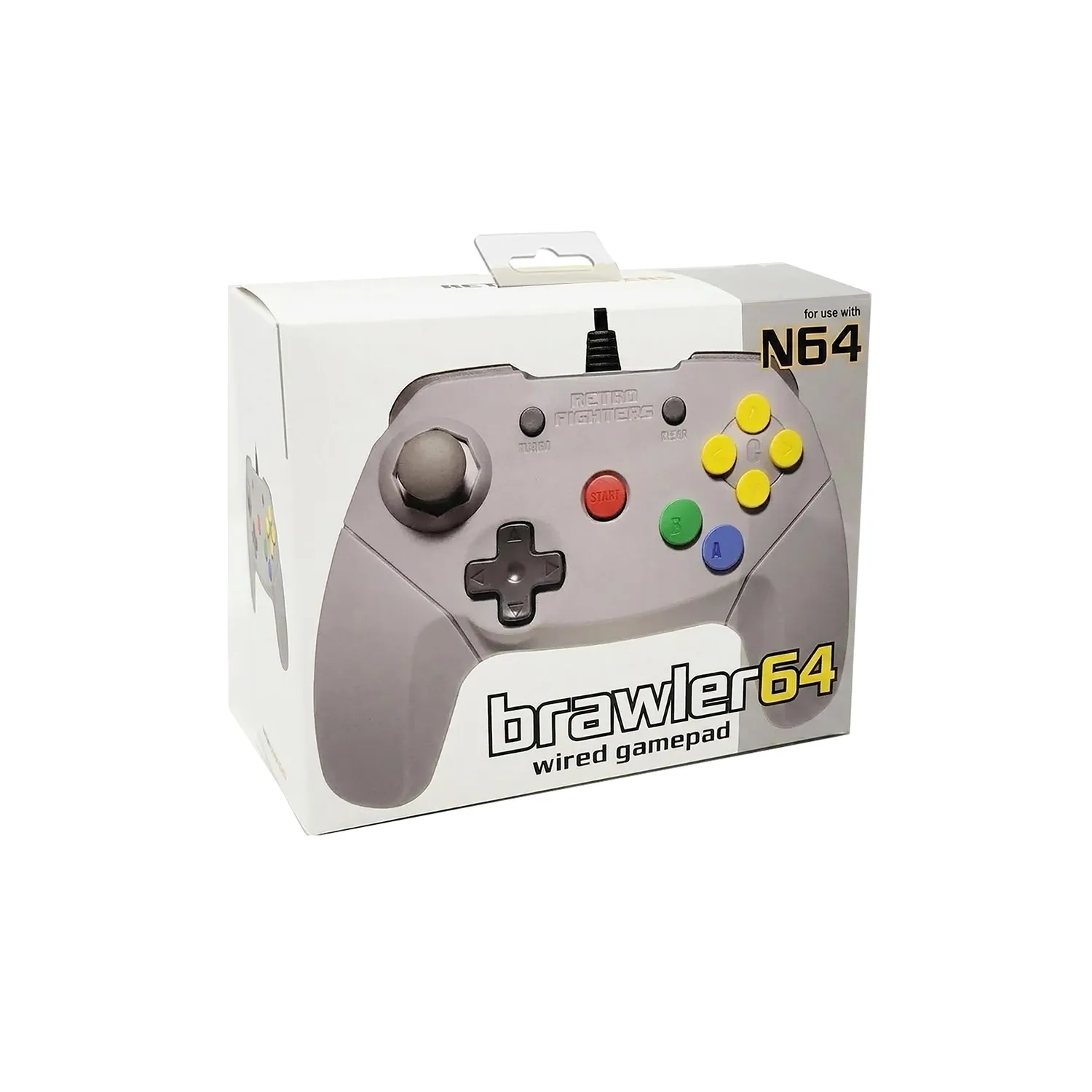 Retro Fighters Brawler64 bedrade controller N64 modern