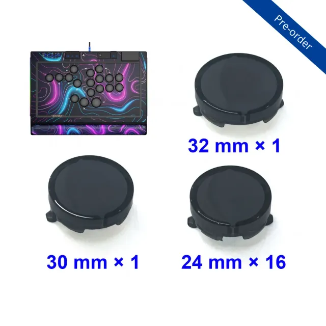 Qanba Sapphire S1 button caps 18 stuks