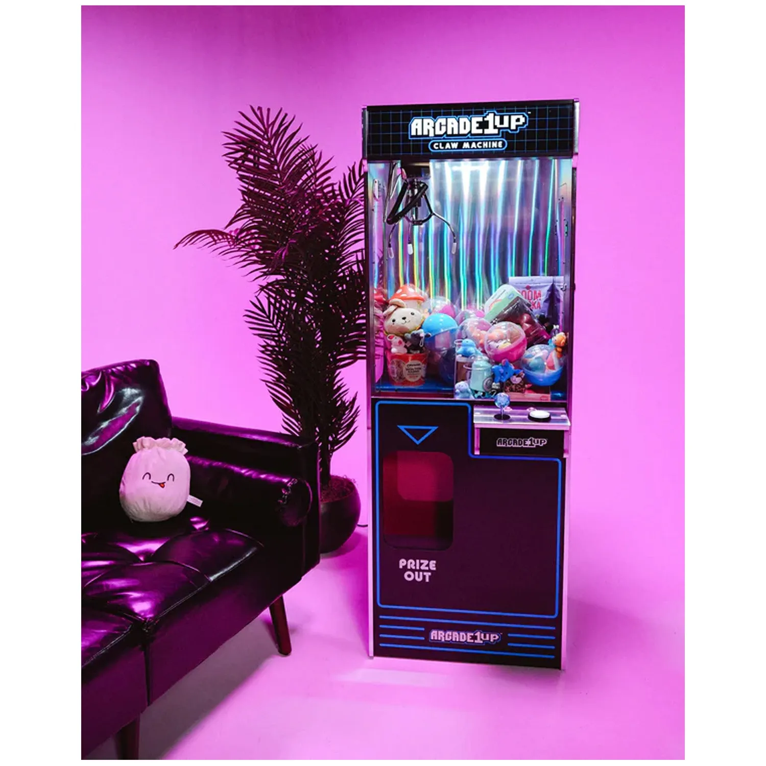 Arcade1Up Claw Machine grijpmachine met 12 capsules