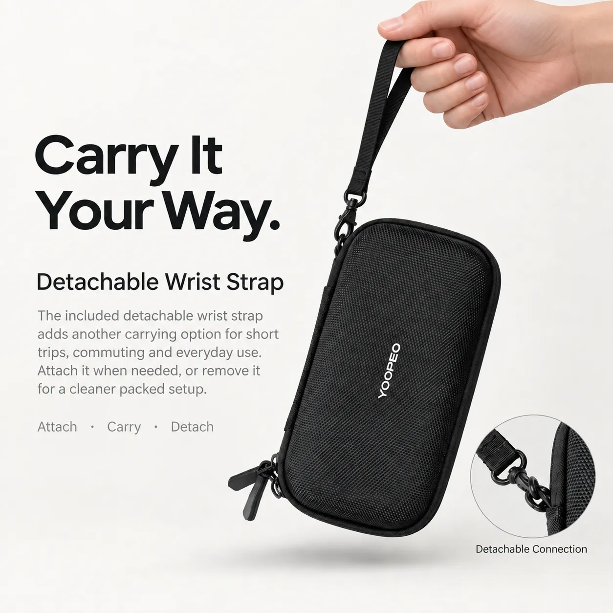 YOOPEO YP119 hoes KONKR Pocket Advance zwart