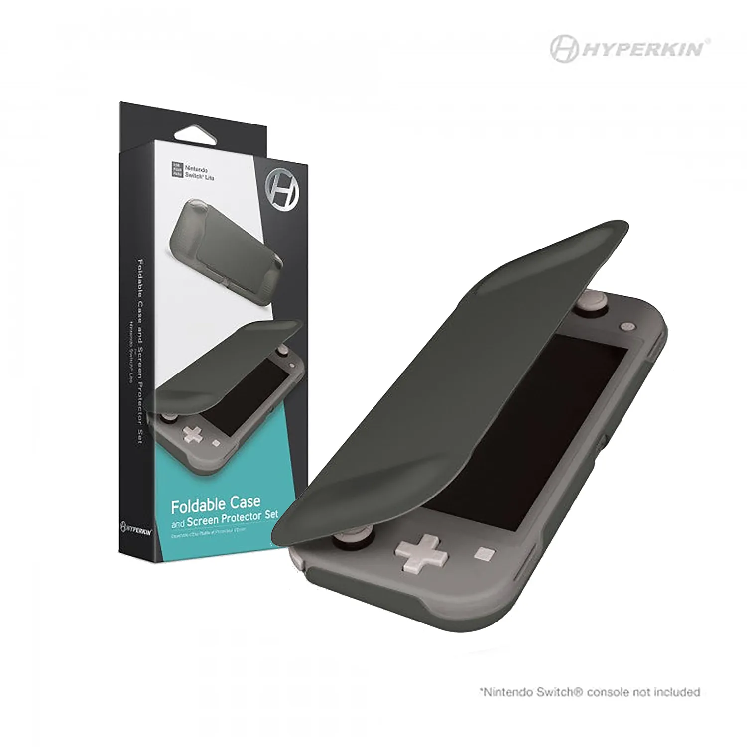 Hyperkin Foldable Case hoes Switch Lite grijs met protector