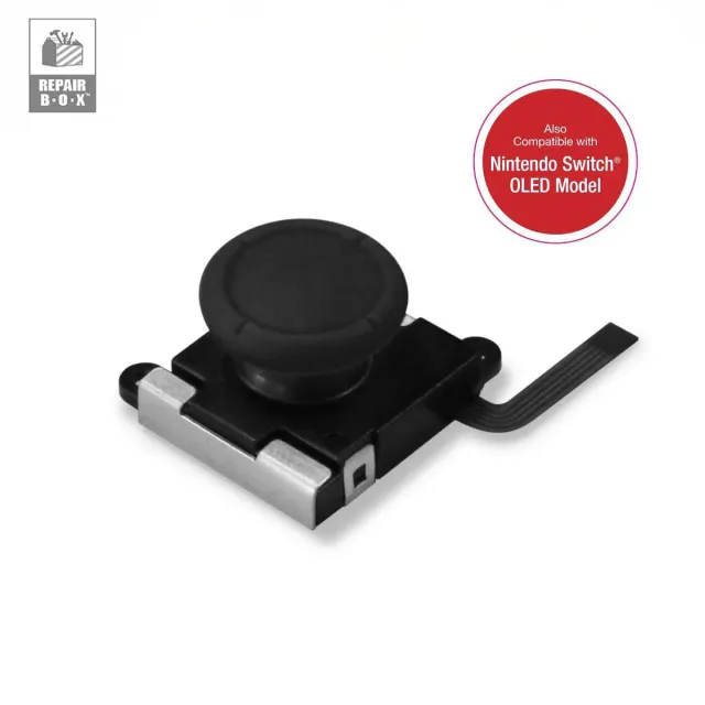 Hyperkin Analog Stick reparatieset Joy-Con zwart met tools