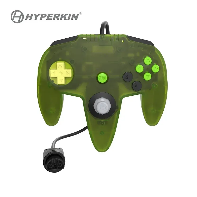 Hyperkin Captain M64 Captain+ Premium Special Edition controller emerald