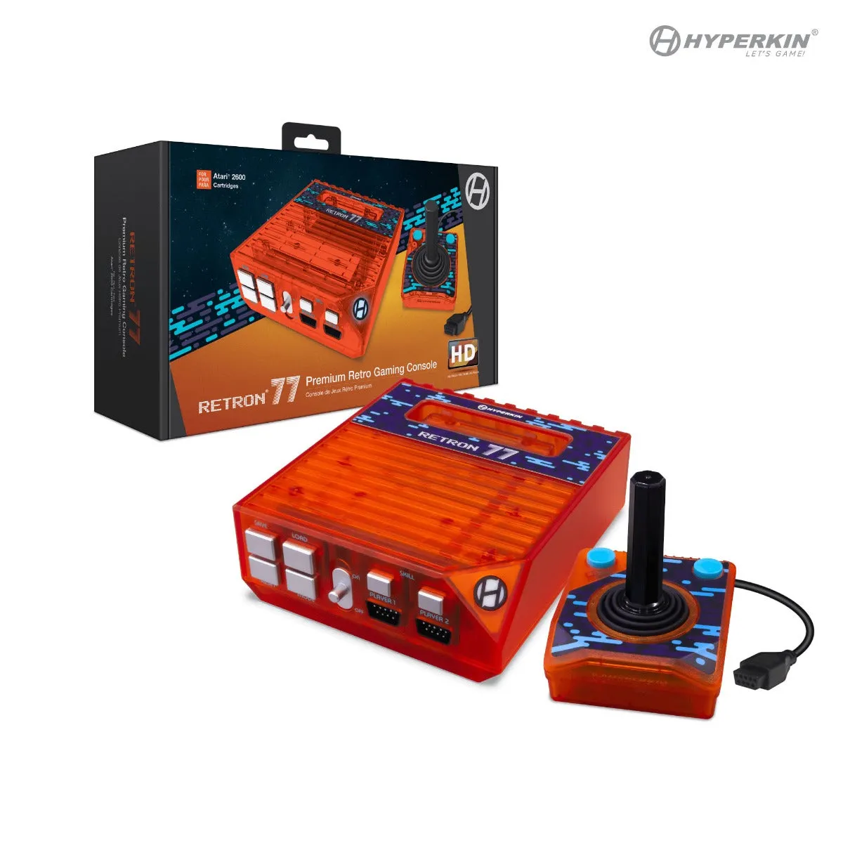 Hyperkin RetroN 77 retro console Atari 2600 HDMI 720p amber