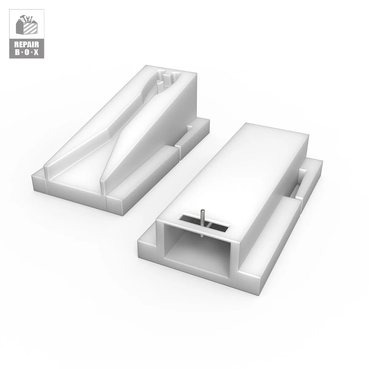 Hyperkin NES cartridge tray guide tabs vervangingsset