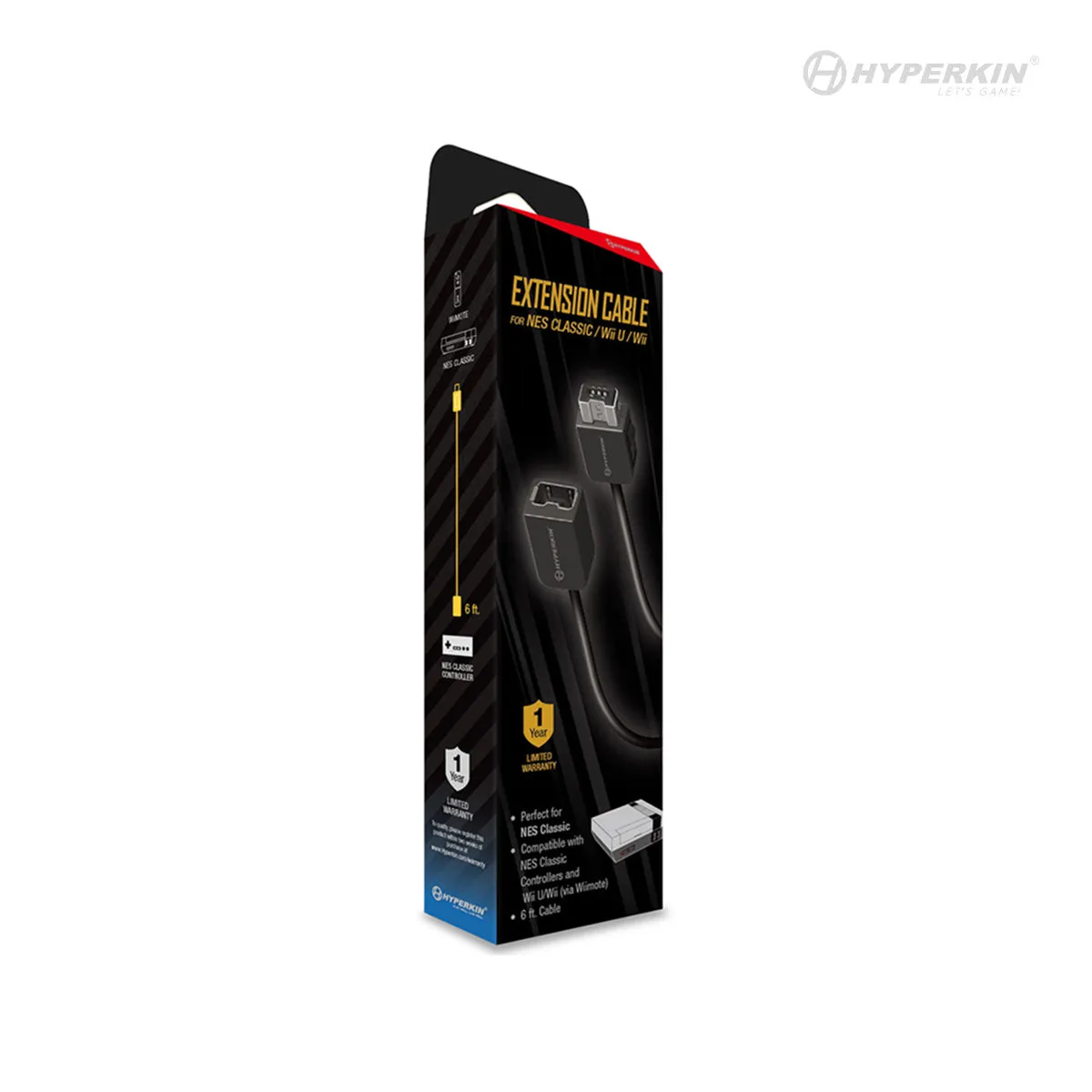 Hyperkin verlengkabel 6ft NES SNES Classic Wii controller