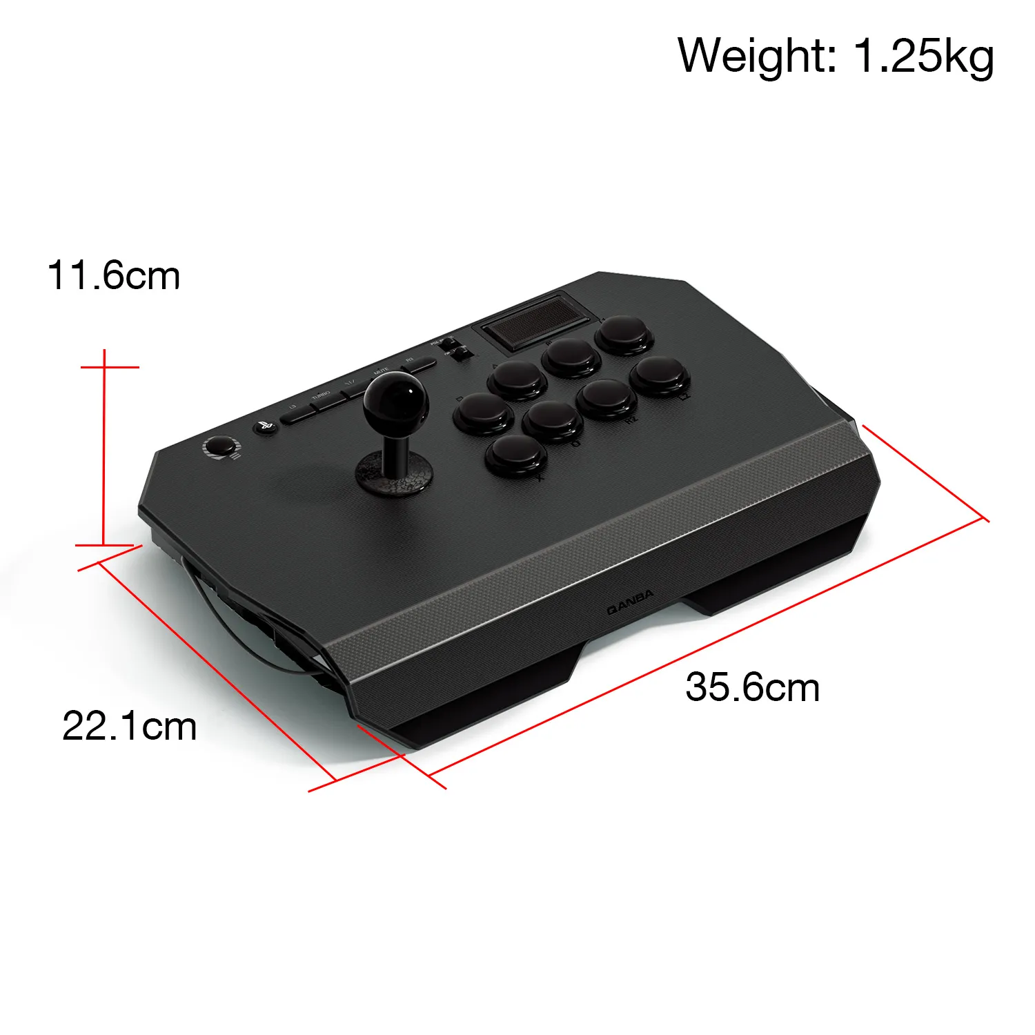 Qanba Drone 2 fightstick PS5 PS4 PC officieel gelicenseerd