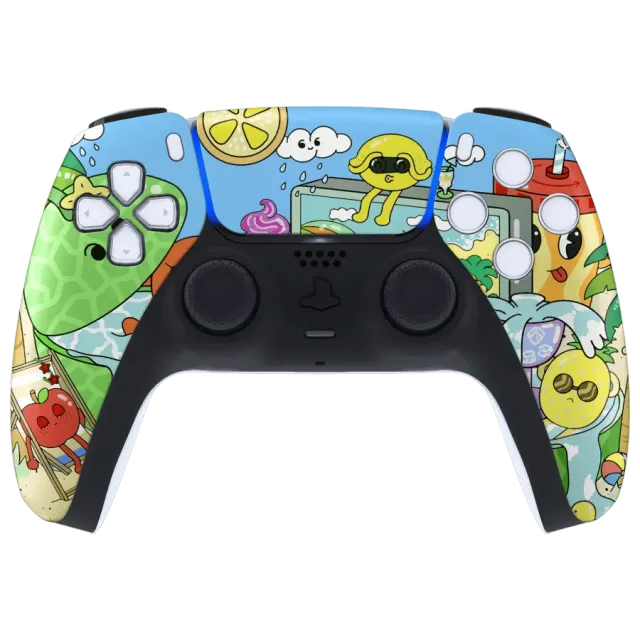 Clever Gaming Fruity Summer PS5 controller met print