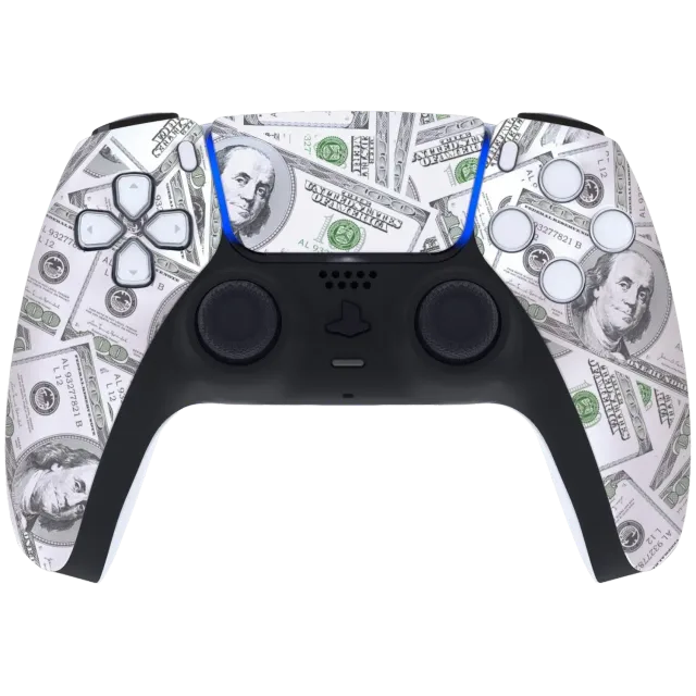 Clever Gaming Dollars front shell groene controllerbehuizing