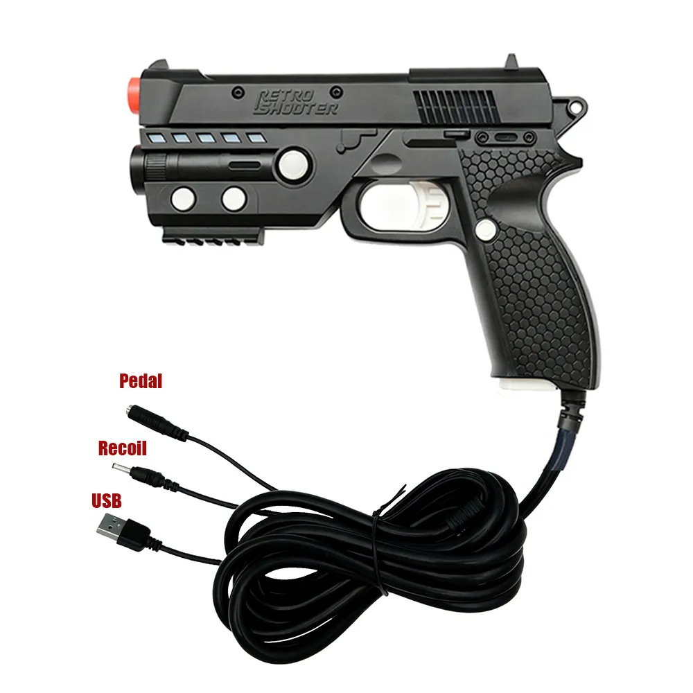 Retro Shooter RS3 Reaper 1 light gun zwart