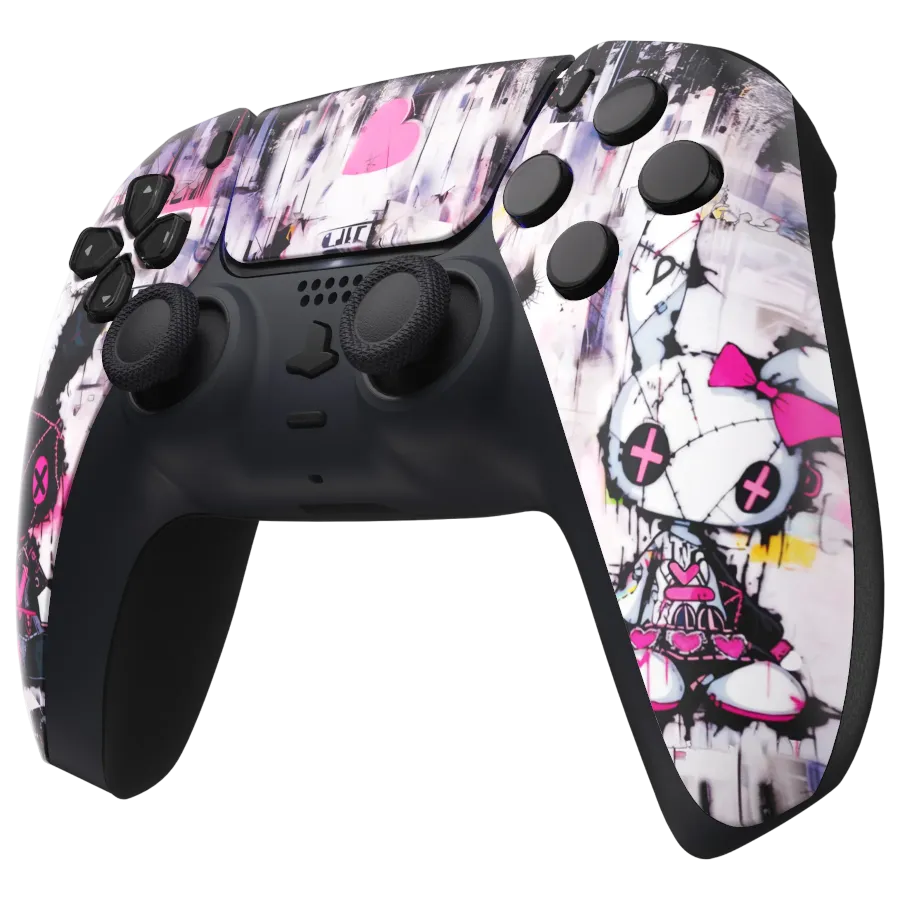 Clever Gaming Punk Bunny PS5 controller bunny design