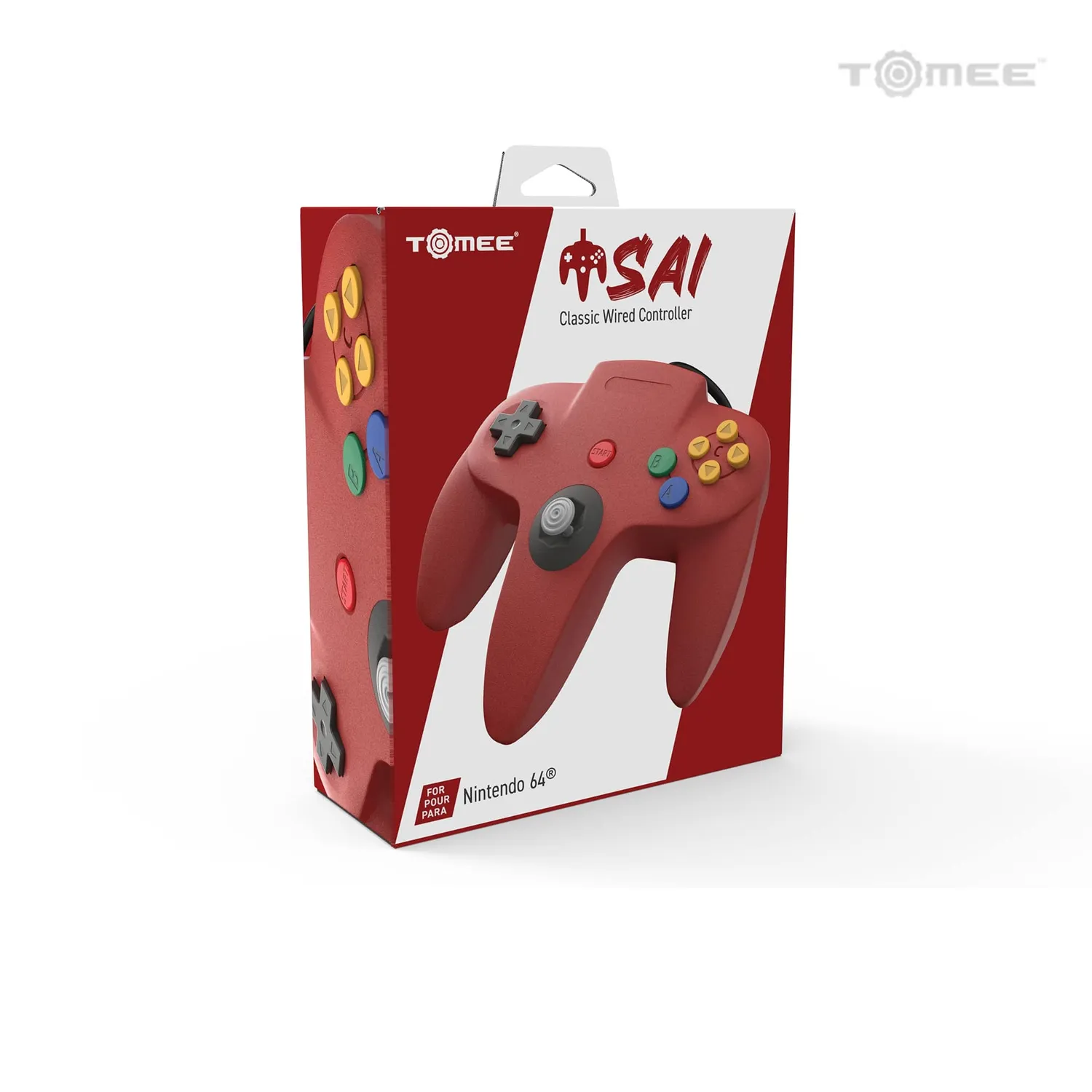 Hyperkin Wired N64 Controller rood bedraad