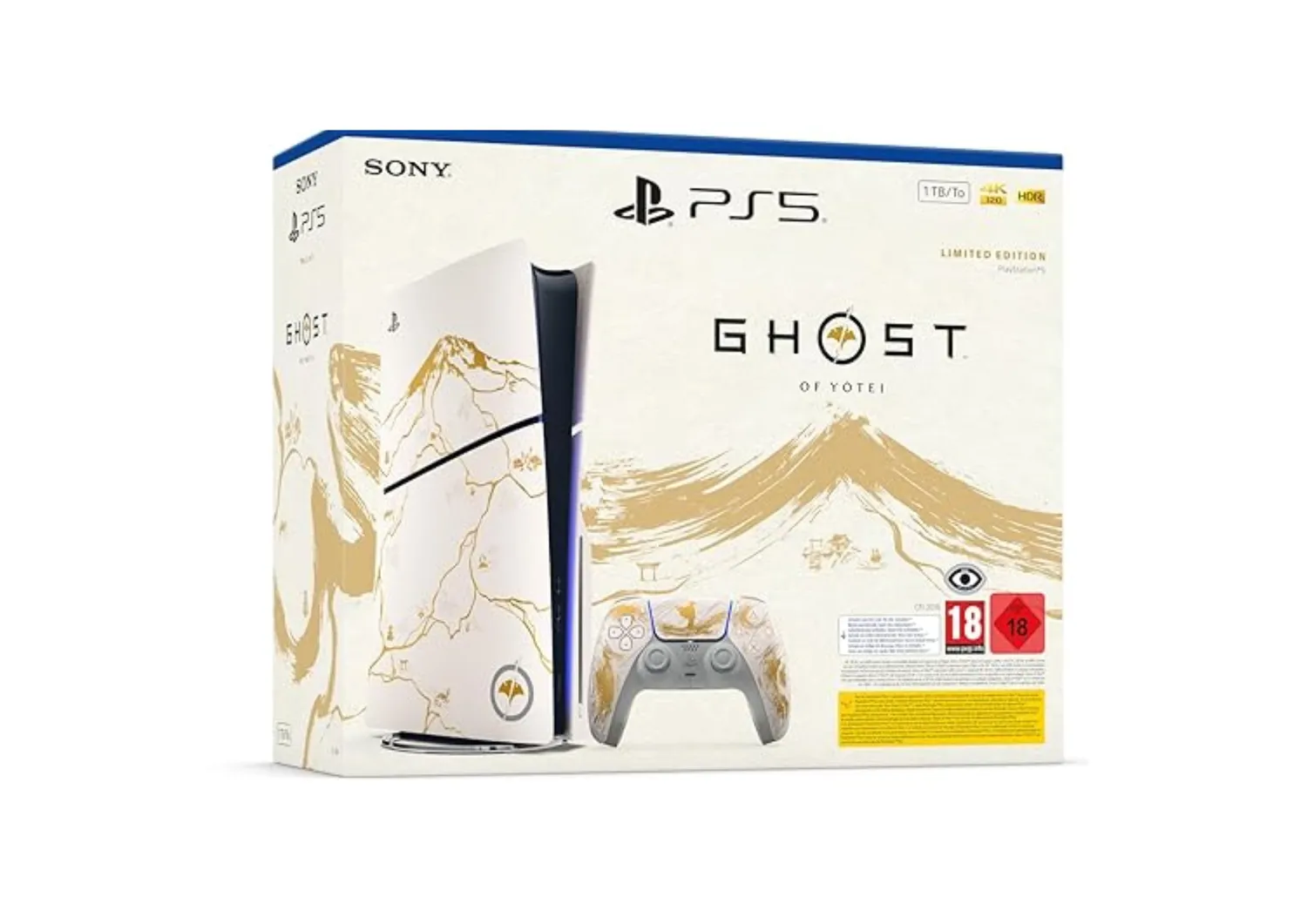 PlayStation 5 Slim Ghost of Yotei console disc edition 1TB