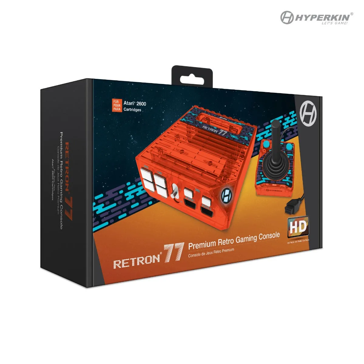 Hyperkin RetroN 77 retro console Atari 2600 HDMI 720p amber