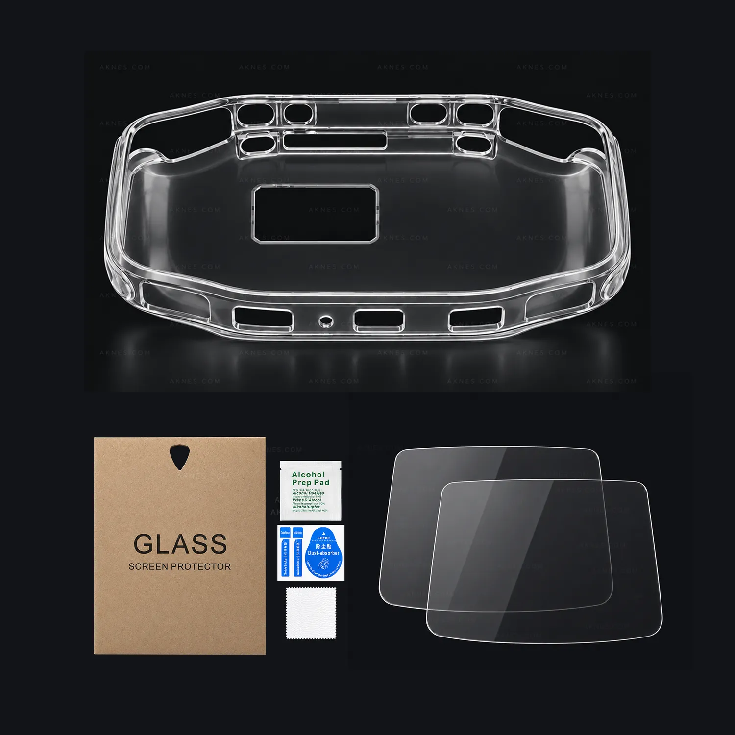 KONKR Pocket Advance beschermset compleet glas hoes tas