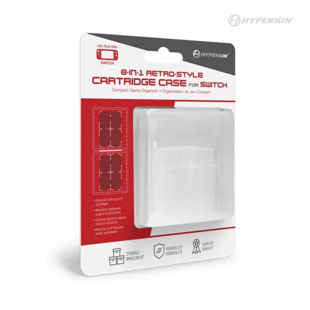Hyperkin 8-in-1 Retro-Style cartridge case Switch 8 vakjes