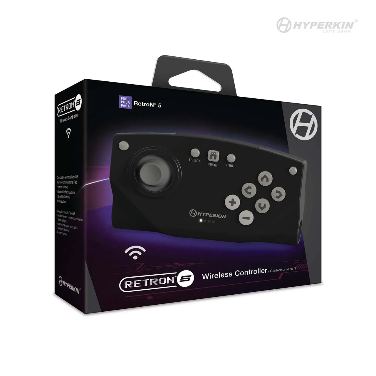 Hyperkin RetroN 5 draadloze controller zwart