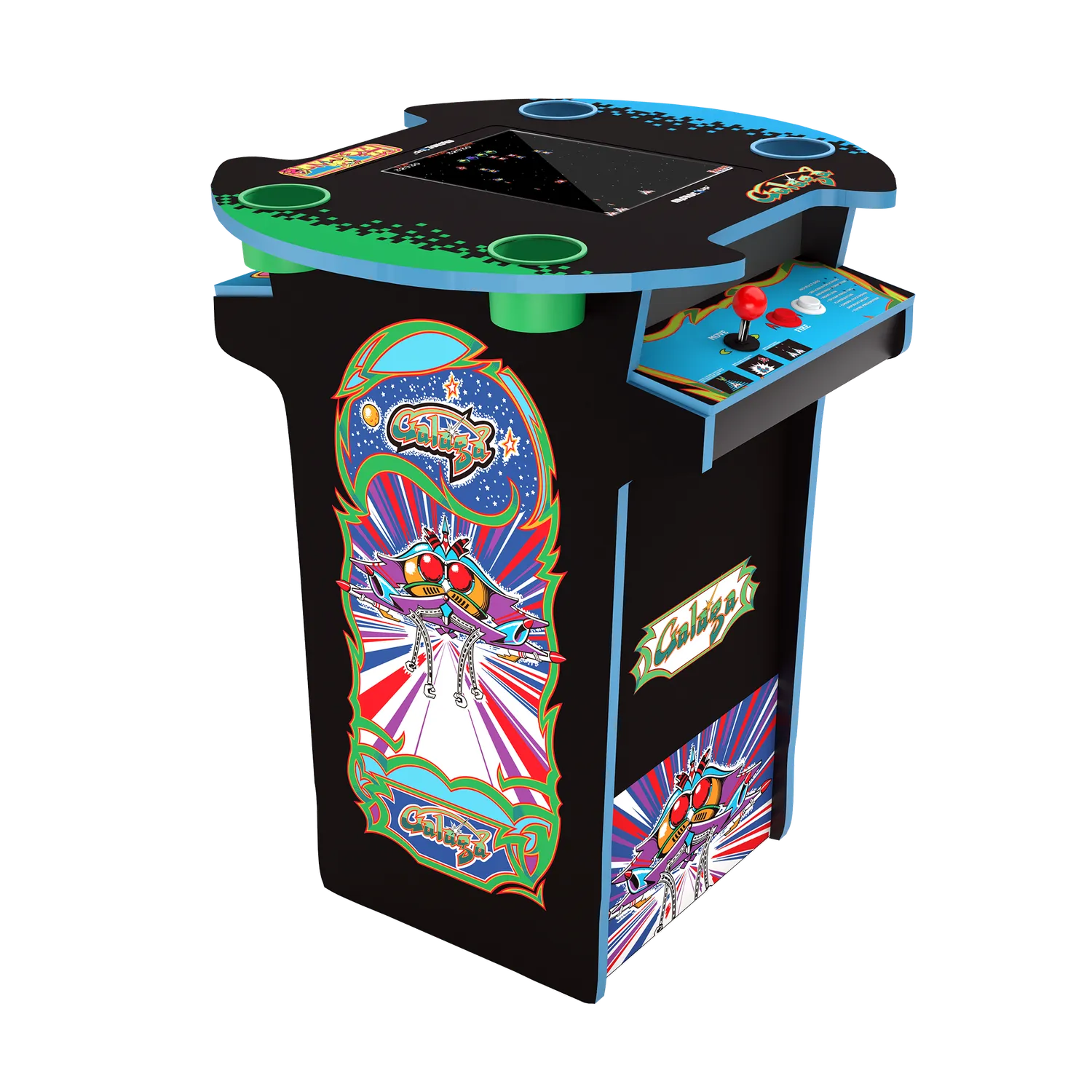 Arcade1Up Ms. PAC-MAN Pub Table arcadekast 10 games