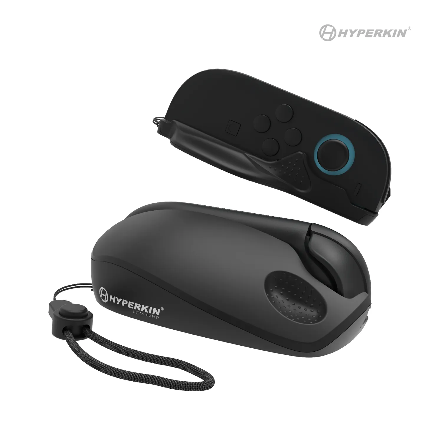 Hyperkin Joy-Track Duo muisbevestiging zwart Switch 2 Joy-Con 2