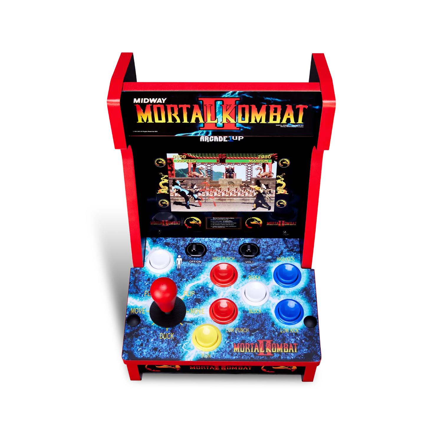 Arcade1Up Mortal Kombat II Countercade arcadekast 7 inch 3 games