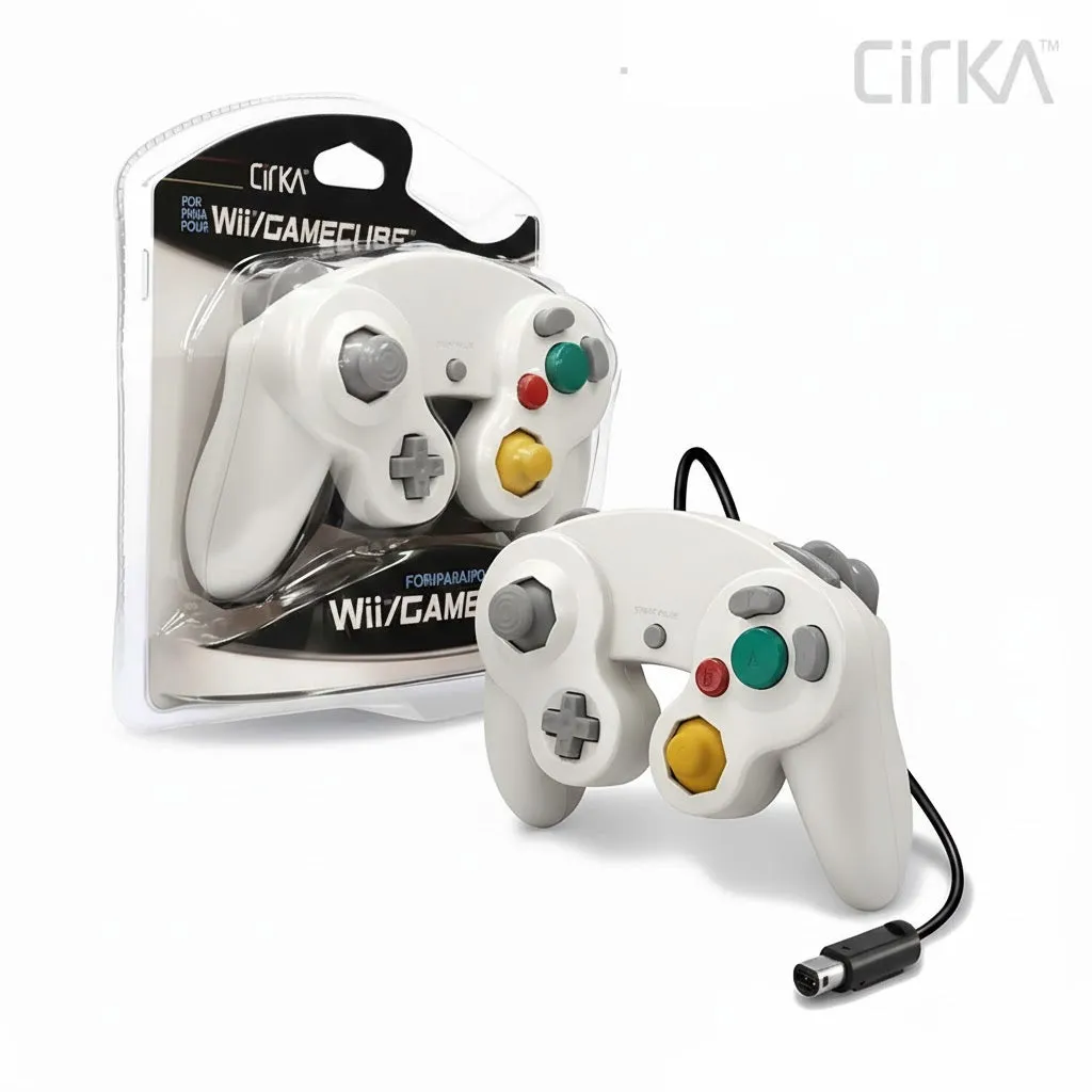 Hyperkin CirKa GameCube bedrade controller wit