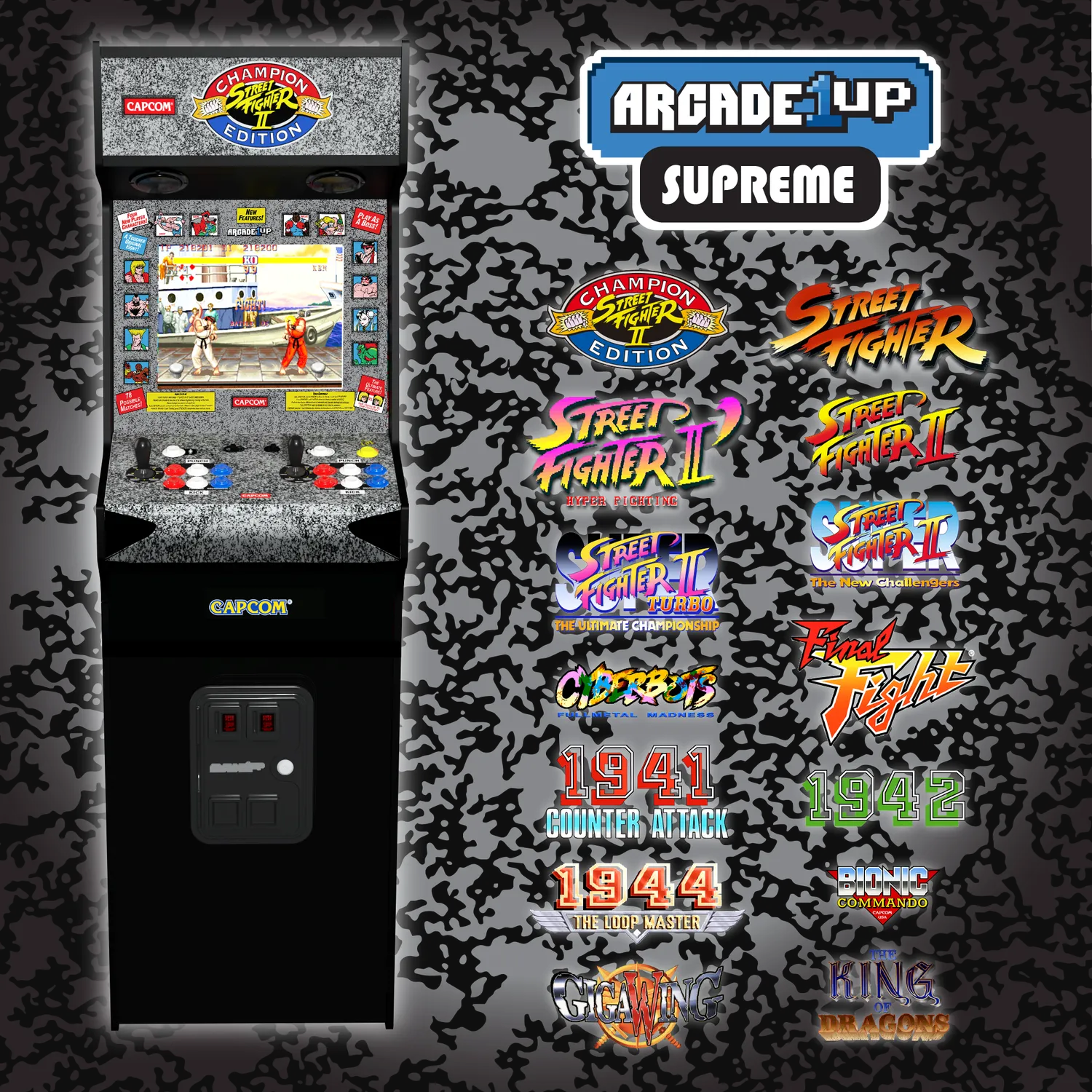 Arcade1Up Supreme Street Fighter II arcadeautomaat wifi