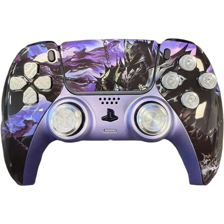 Clever Gaming Silver Knight PS5 controller zwart zilver