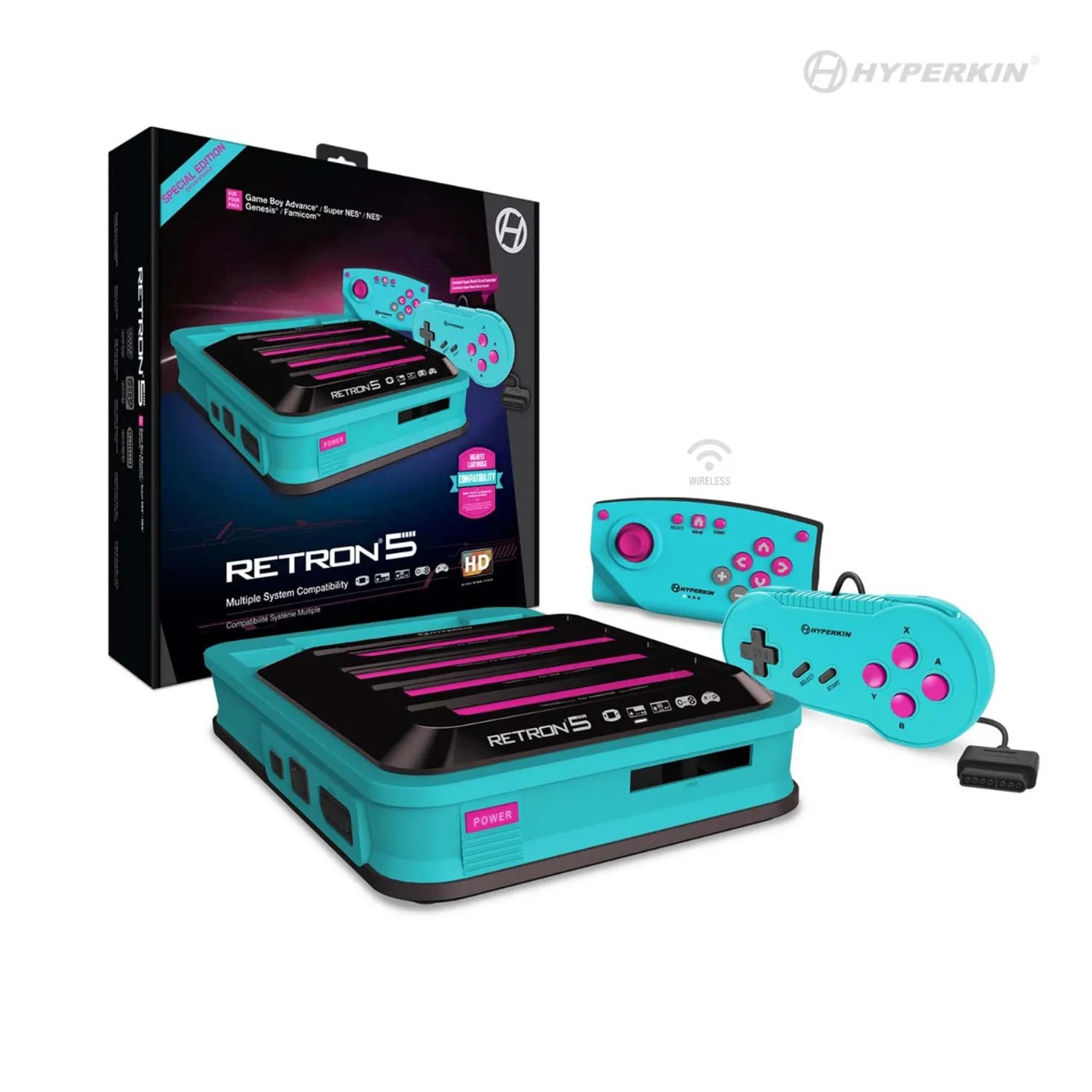 Hyperkin RetroN 5 spelcomputer Hyper Beach HDMI 10-in-1