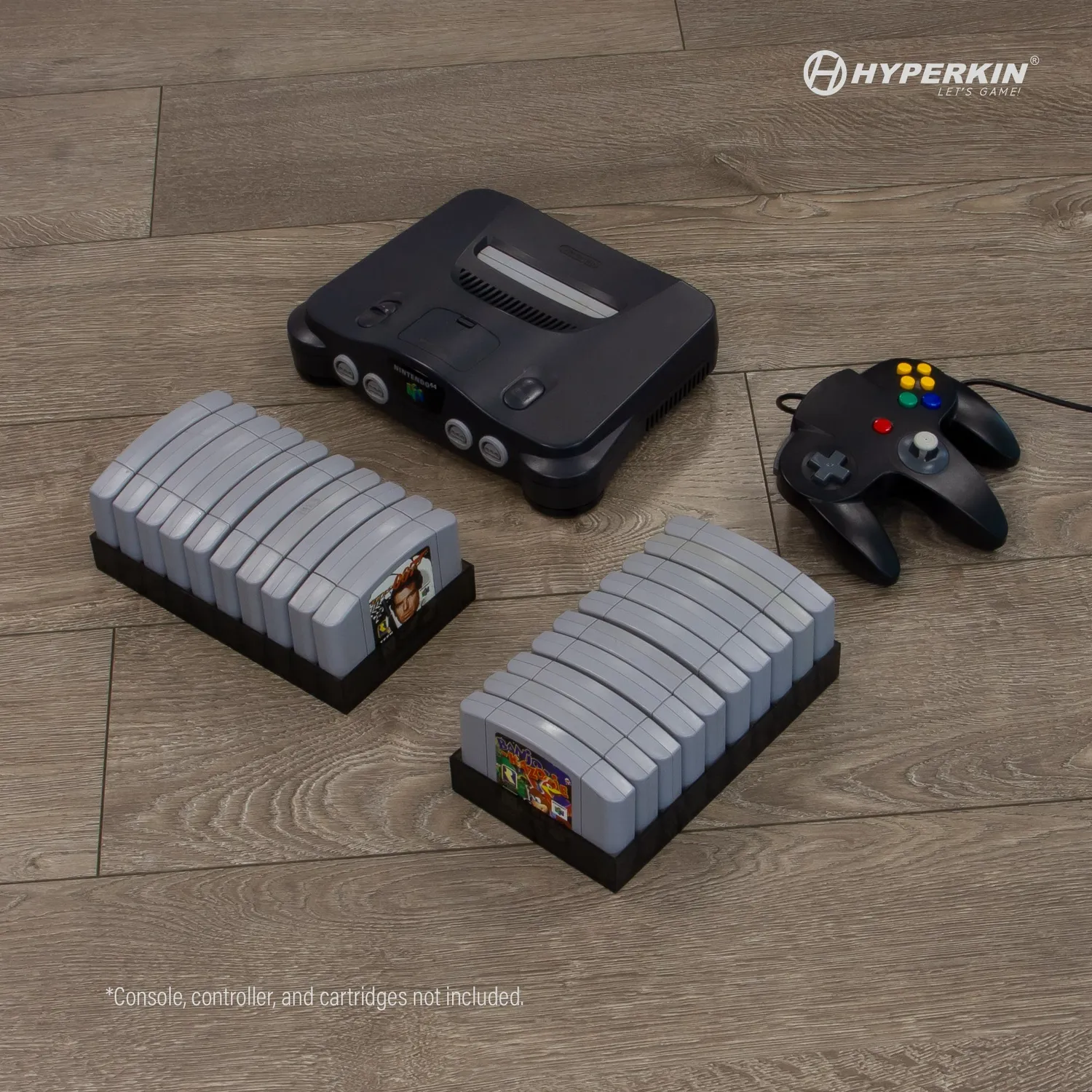 Hyperkin N64 cartridge stand 10 stuks 2-pack