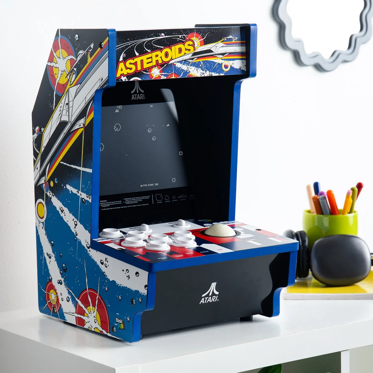 Arcade1Up Asteroids Counter arcadekast 8 inch 5 games