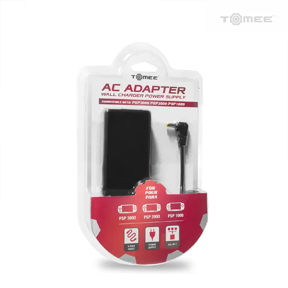 Tomee AC Adapter oplader PSP 1000 2000 3000