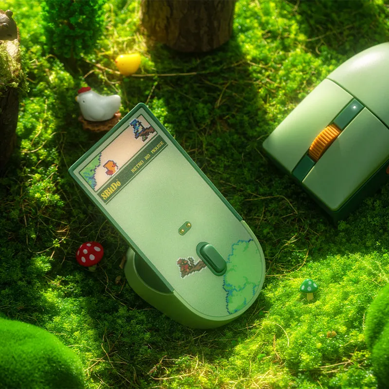 8BitDo Retro R8 Muis Forest Wonder draadloos