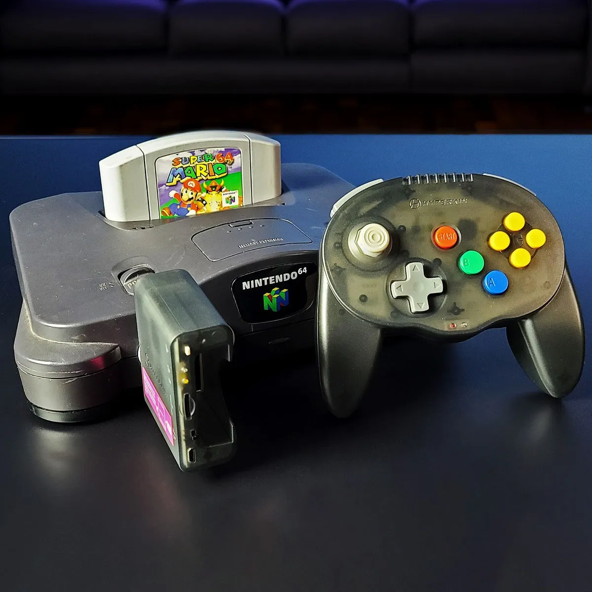 Hyperkin Admiral Premium BT controller N64 Space Black draadloos