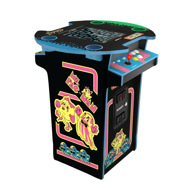 Arcade1Up Ms. PAC-MAN Pub Table arcadekast 10 games