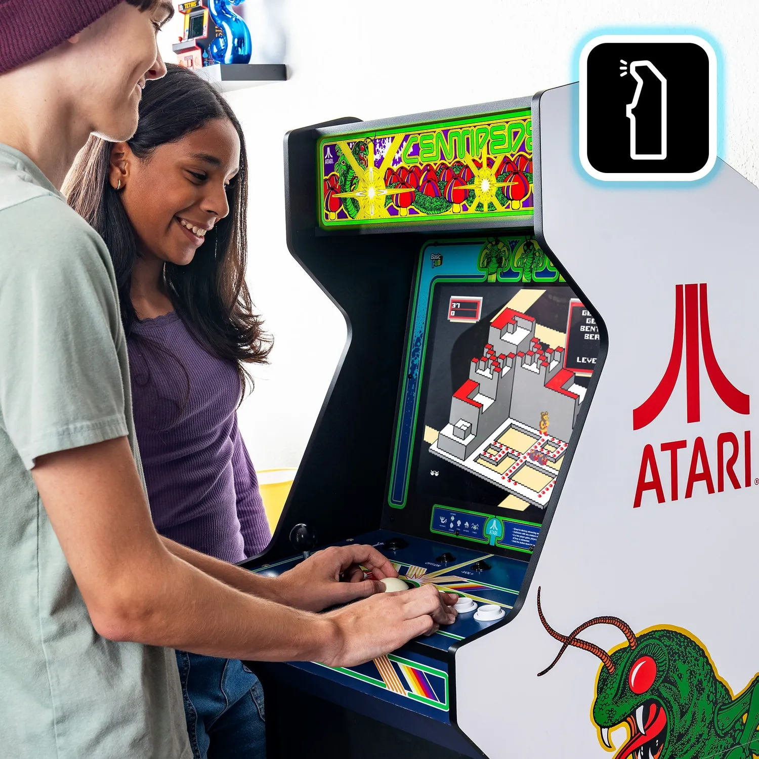 Arcade1Up Deluxe Atari Centipede arcadeautomaat trackball