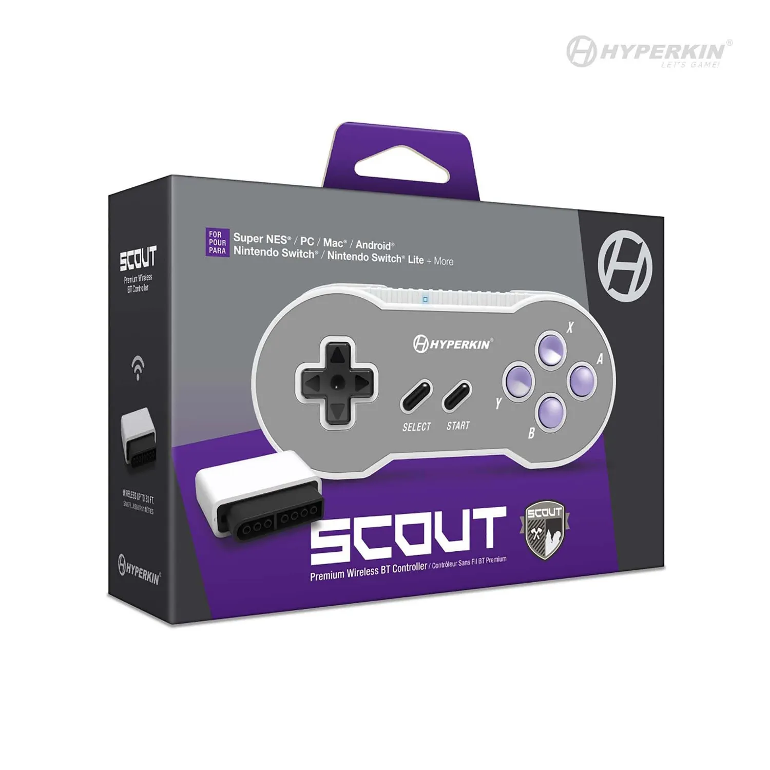Hyperkin Scout Bluetooth controller SNES draadloos