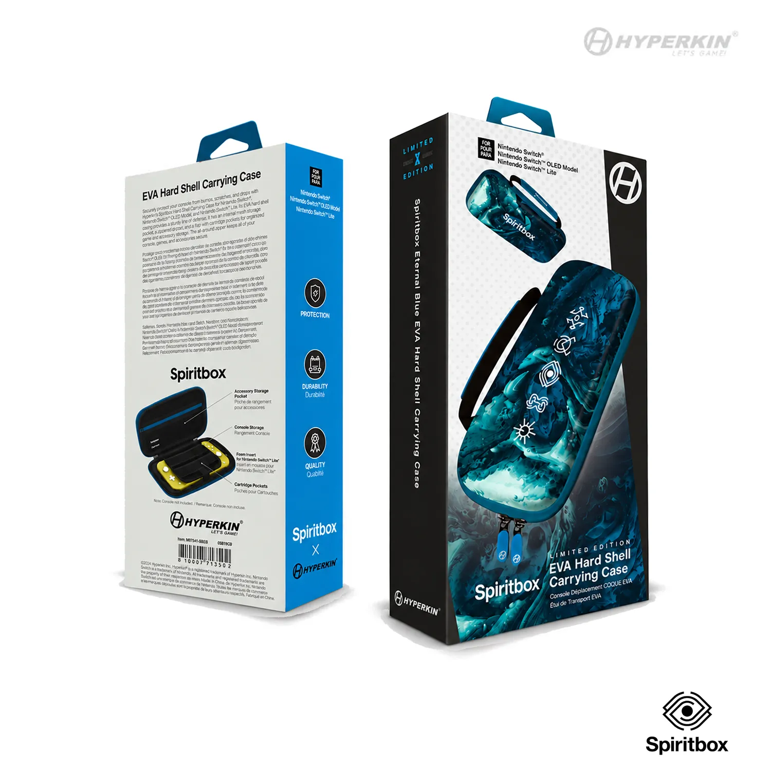 Hyperkin Spiritbox EVA hoes Switch OLED Lite