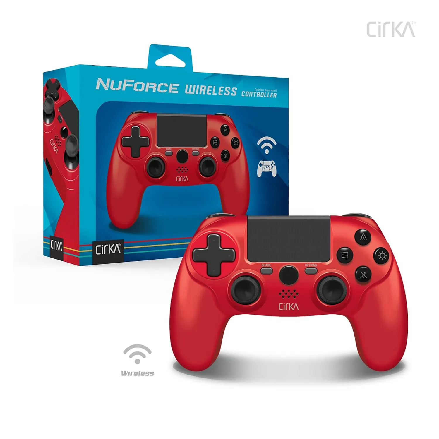 Hyperkin NuForce draadloze controller rood PS4 pc
