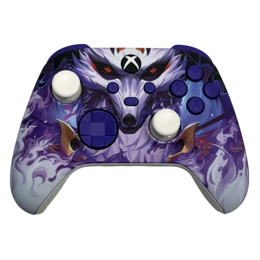 Clever Gaming Purple Kitsune Xbox controller custom