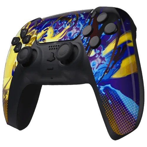 Clever Gaming Electric Splash PS5 controller splash