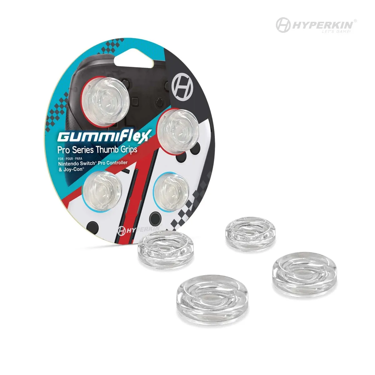 GummiFlex Pro Series Thumb Grips 4 stuks Switch