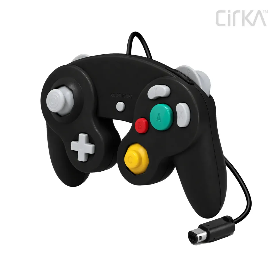 Hyperkin CirKa Wired Controller controller zwart GameCube