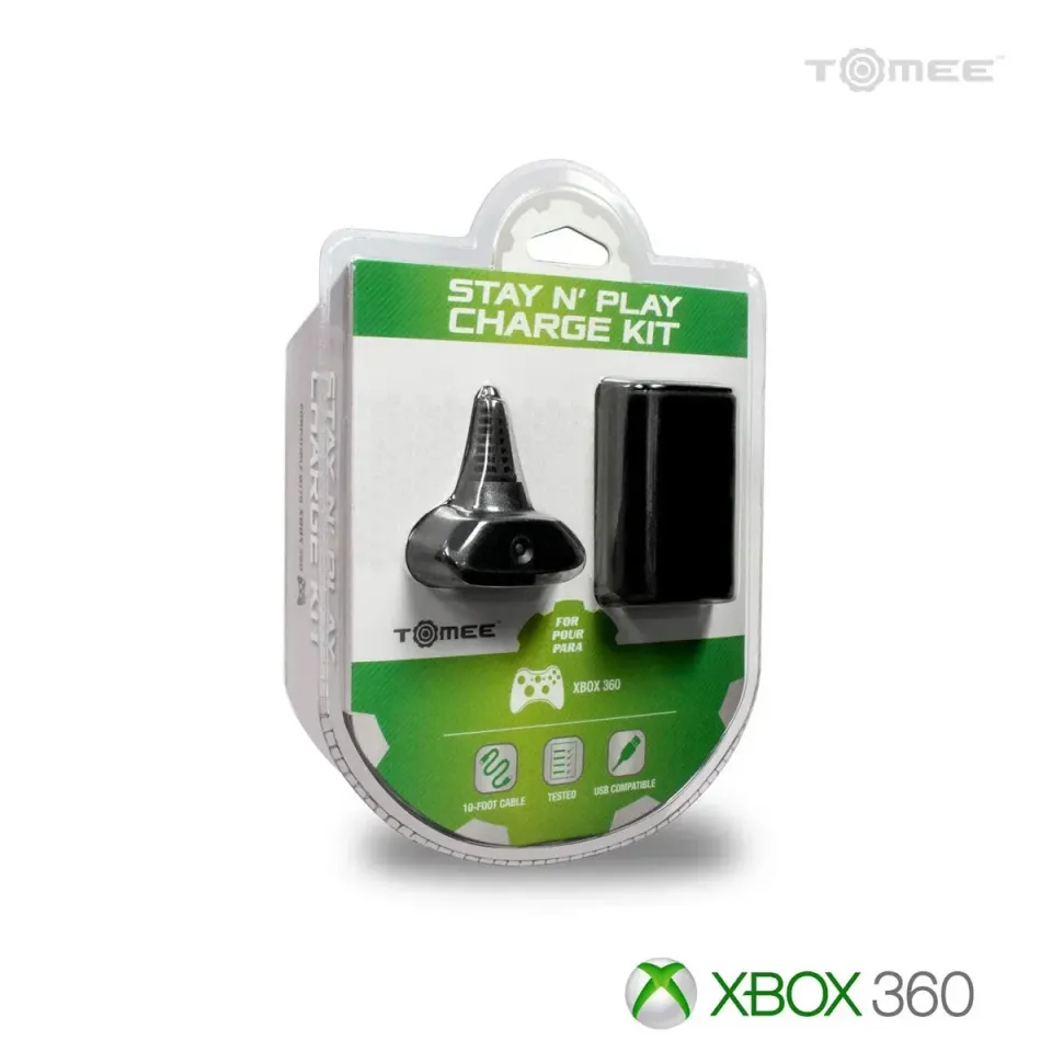 Hyperkin Stay N Play Xbox 360 Oplaadkit Zwart