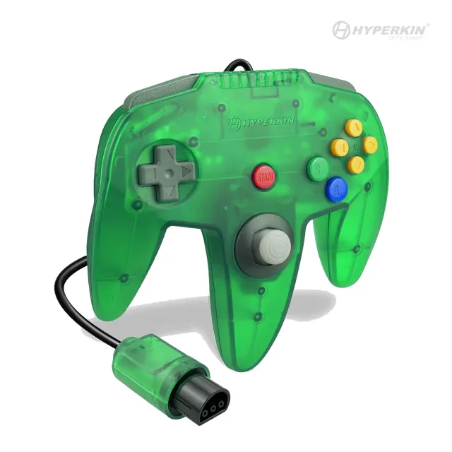 Hyperkin Captain bedrade controller limoengroen N64