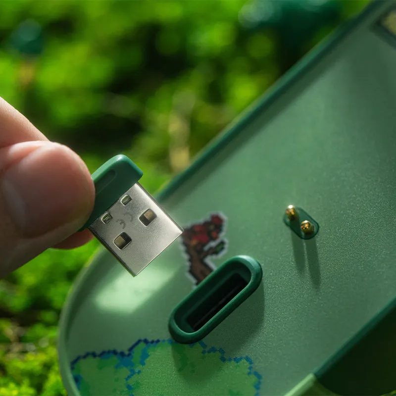 8BitDo Retro R8 Muis Forest Wonder draadloos