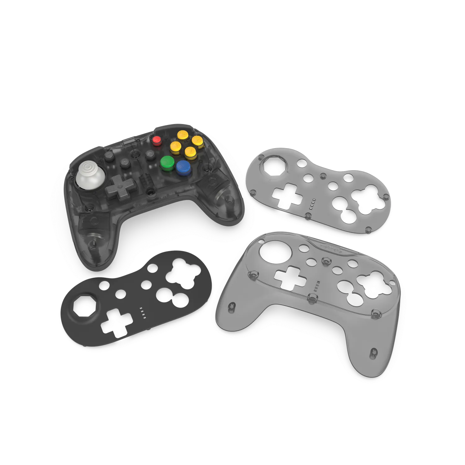Hyperkin Brawler64 Pro draadloze controller N64 smoke Hall Effect