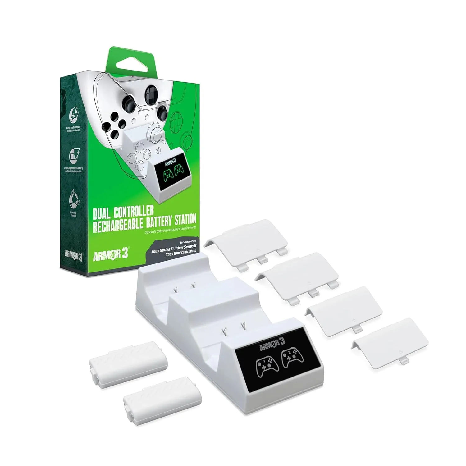 Hyperkin Xbox Series laadstation 2 controllers accu